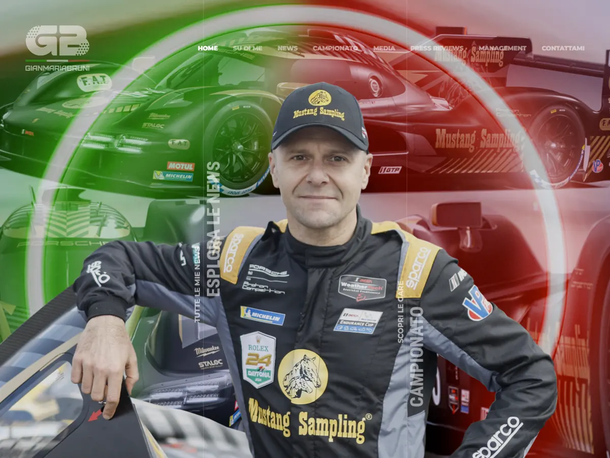 Gianmaria Bruni, sito ufficiale del pilota Porsche GT