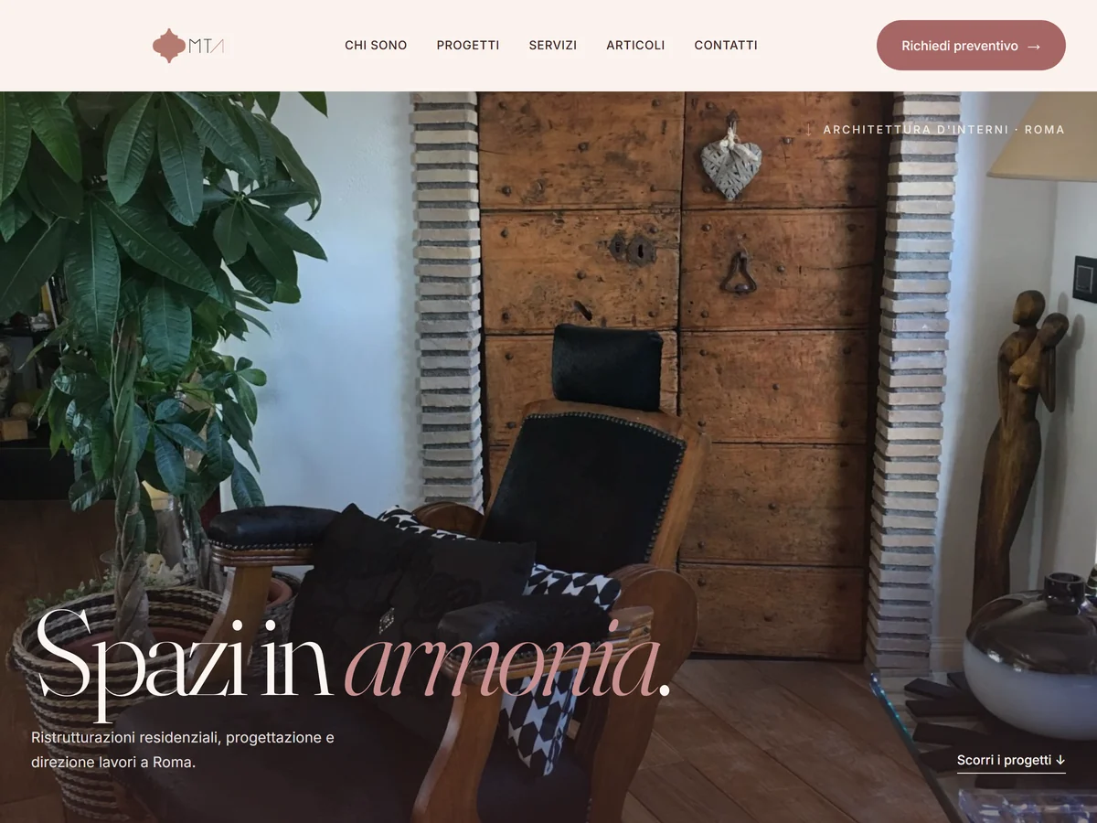 Michela Tempesta, architetto e interior designer a Roma